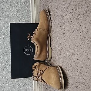 Kids tan Oxfords
